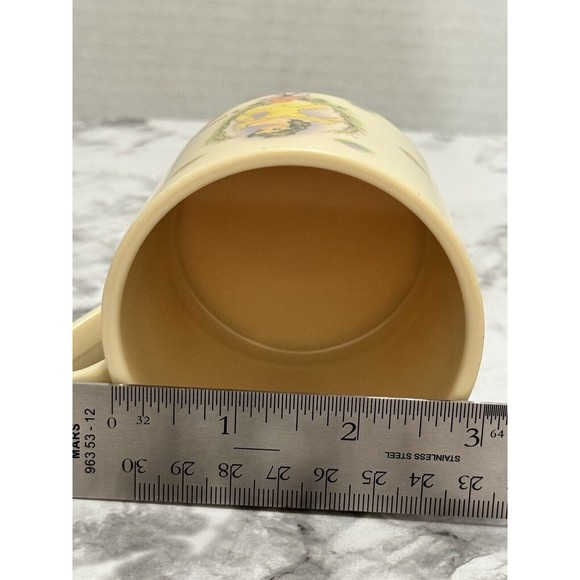 Selandia Disney Beauty And The Beast Heart Shaped Handle 4oz Melamine Mug - Picture 8 of 9